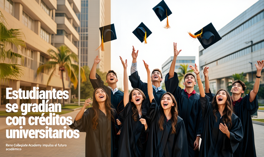 Los estudiantes del último año de secundaria se graduaron con créditos de la Academia Colegiada Reno de la Universidad de Nevada.