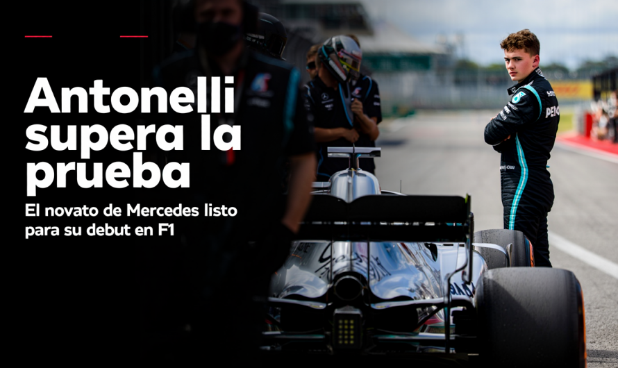 El novato de Mercedes, Kimi Antonelli, pase la prueba de manejo: solo semanas antes del debut de F1