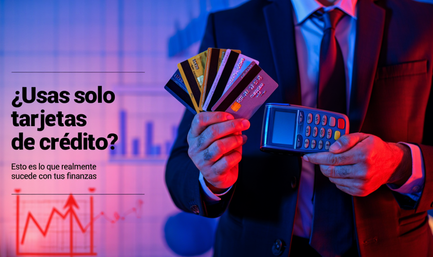 Esto es lo que sucede cuando usas solo tarjetas de crédito